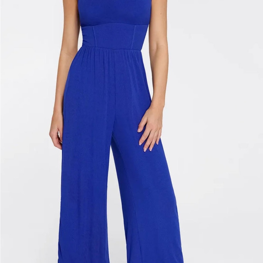 Elegant Blue Jumpsuit